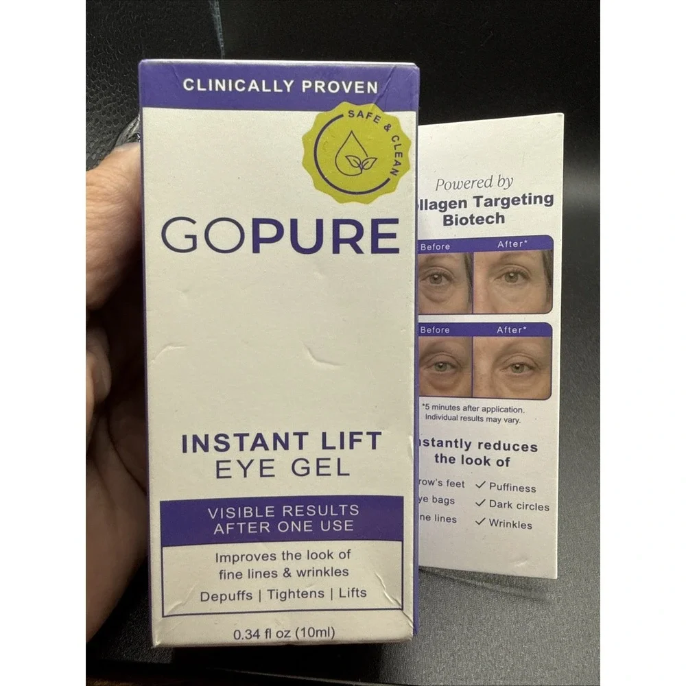Gopure Instant Lift Eye Gel, New In Box